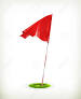 Drapeau golf
